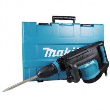 MARTELO ROMPEDOR 25,5 JOULES SDS-MAX 220V COM PONTEIRO NA MALETA HM1203C MAKITA