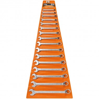 16 CHAVES FIXA ESTRELA 1/4" AO 1.1/4" AÇO CROMO VANÁDIO 44670216 TRAMONTINA PRO