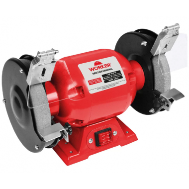 MOTO ESMERIL DE BANCADA 6" 152MM 1HP 735W BIVOLT 110V/220V 201838 WORKER