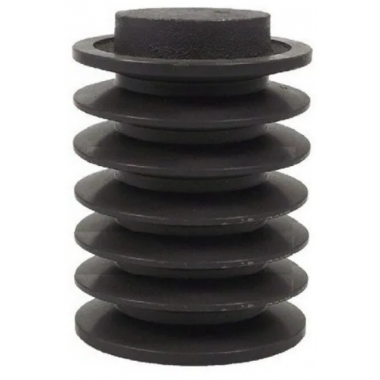 POLIA DE FERRO FUNDIDO 120MM 6 CANAIS PERFIL VB PF.120.B.6 MADEMIL