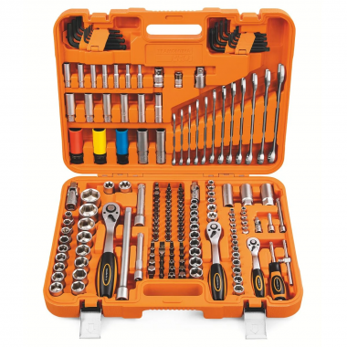 KIT DE FERRAMENTAS COM 176 PEÇAS EM AÇO NA MALETA 44952/176 TRAMONTINA
