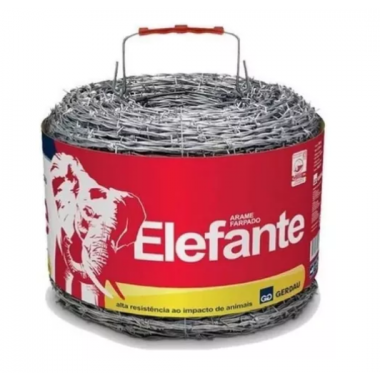 ARAME FARPADO FIO 2,2MM 400 METROS ELEFANTE GERDAU