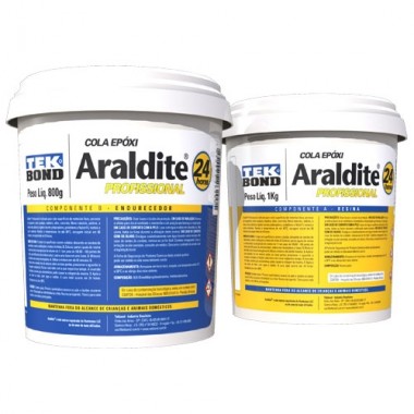 ADESIVO ARALDITE PROFISSIONAL COLA EPÓXI 1,8KG TEKBOND