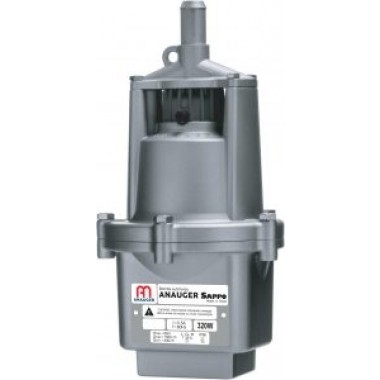 BOMBA SUBMERSA VIBRATÓRIA PARA POÇO 1.500 LITROS/HORA 60 METROS 320W 127V 220V 254V SAPPO 5G ANAUGER