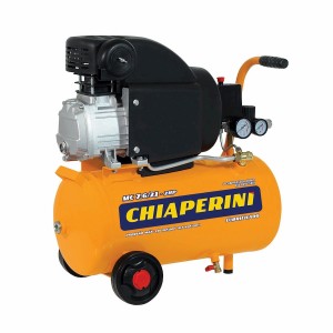 MOTOCOMPRESSOR DE AR 7,6PCM 2HP 21 LITROS 220V COM RODAS MC 7.6/21 CHIAPERINI