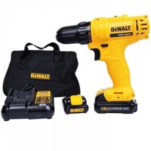 FURADEIRA PARAFUSADEIRA 3/8" 10MM BATERIA 12V 1,3AH DCD700C2 DEWALT