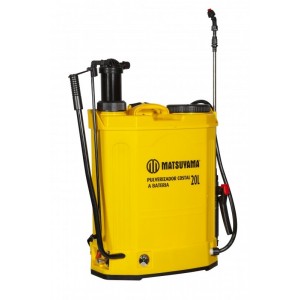 PULVERIZADOR COSTAL ELÉTRICO A BATERIA 12V 20 LITROS 219469 MATSUYAMA