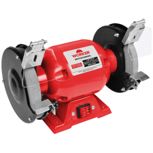 MOTO ESMERIL DE BANCADA 6" 152MM 1HP 735W BIVOLT 110V/220V 201838 WORKER