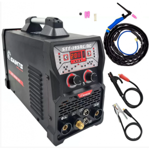 INVERSORA SOLDA TIG/MMA 200A 220V ALTA FREQUÊNCIA COM TOCHA CABOS STT 195 SAINTS