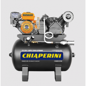 COMPRESSOR 150L MOTOR 7HP GASOLINA 15APV RCH P.E 30043 CHIAPERINI