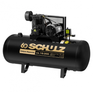 COMPRESSOR 200L 15PCM 140PSI COM MOTOR 3HP MONO 220V CSL 15/200 SCHULZ