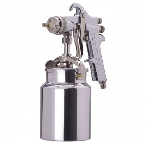 PISTOLA 1,6MM PARA PINTURA COM CANECA DE 1 LITRO ALTA PRODUÇÃO MILENIUM 5 ARPREX