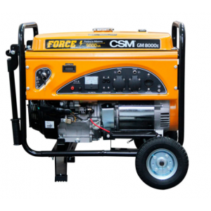 GERADOR DE ENERGIA Á GASOLINA 15HP 110V 220V PARTIDA ELÉTRICA GM 8000E CSM