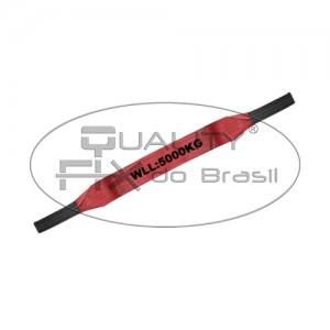 CINTA PARA ELEVAÇÃO DE CARGA 5TON 6MTS X 150MM VERMELHO SLING DUPLO QUALITYFIX